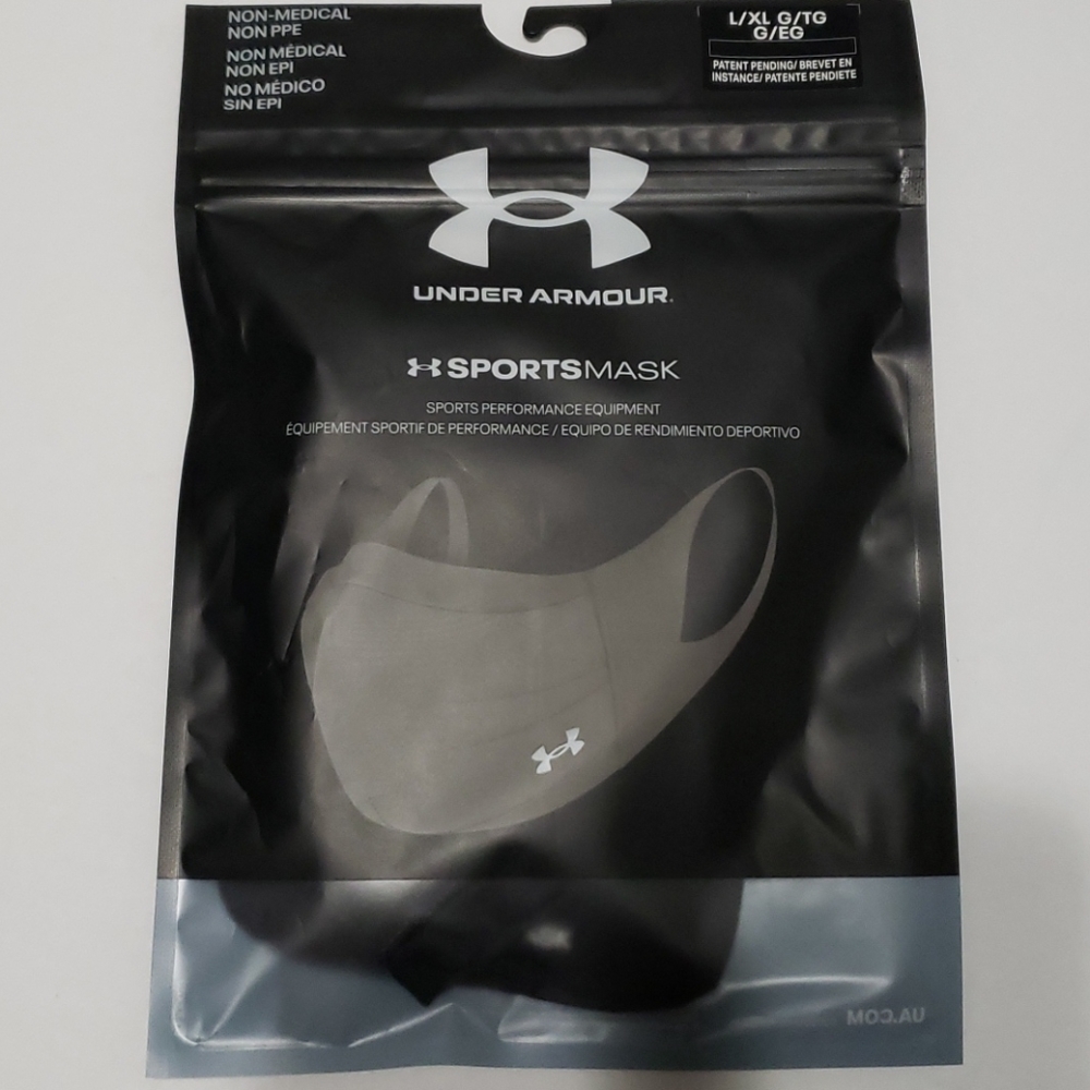 Under Armour Sports Mask New Unopened L/XL 3 Layer